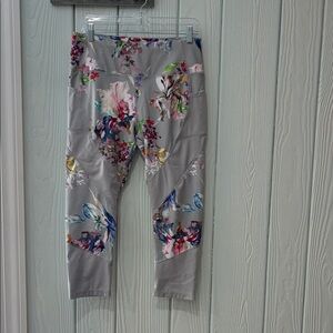 Avia Gray Floral Leggings
